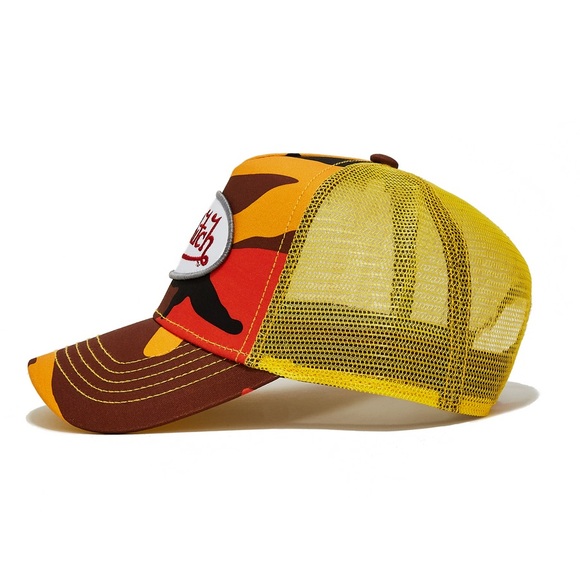 Von Dutch Orange Yellow Camo Trucker Hat
NWT
